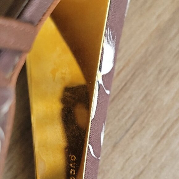 Gucci Floral Print Brown Platform Shoes Eur. 34C - Picture 12 of 16